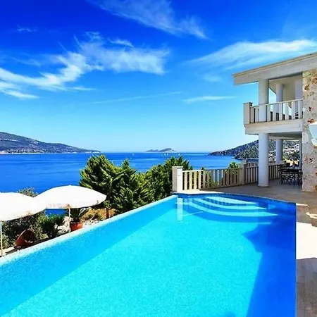 Four Spacious Bed Terraces & Infinity Pool With Sea Views * Kalkan